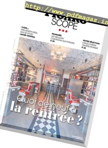 Le Figaroscope – 7 Septembre 2016 Cover