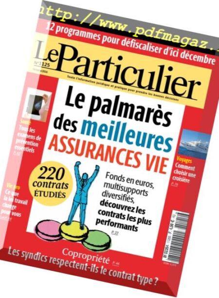 Le Particulier – Octobre 2016 Cover