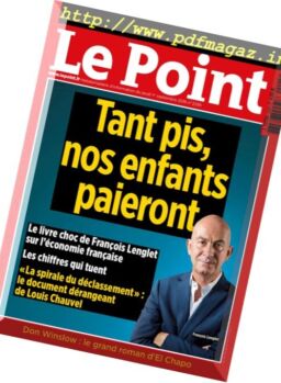 Le Point – 1 Septembre 2016