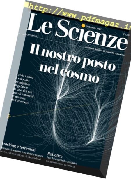 Le Scienze – Settembre 2016 Cover