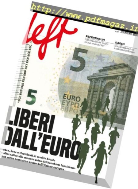 Left – 1 Ottobre 2016 Cover
