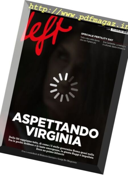 Left – 17 Settembre 2016 Cover