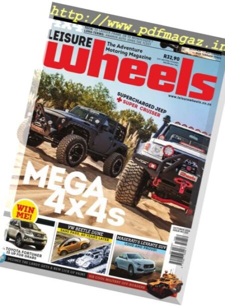 Leisure Wheels – October 2016 Cover
