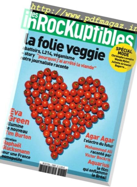 Les Inrockuptibles – 28 Septembre au 4 Octobre 2016 Cover