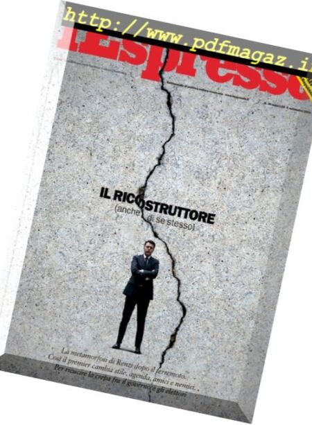 L’Espresso – 4 Settembre 2016 Cover