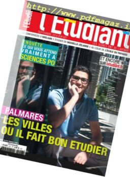 L’Etudiant – Septembre 2016