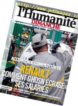 L’Humanite Dimanche – 22 au 28 Septembre 2016