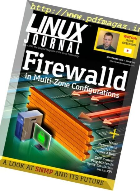 Linux Journal – September 2016 Cover
