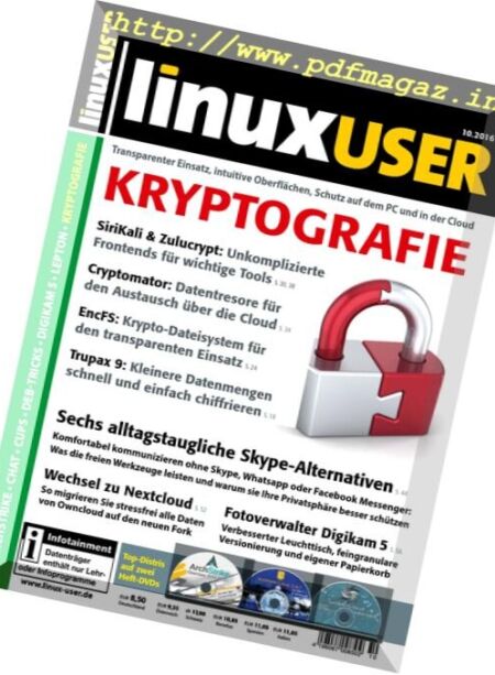 LinuxUser – Oktober 2016 Cover