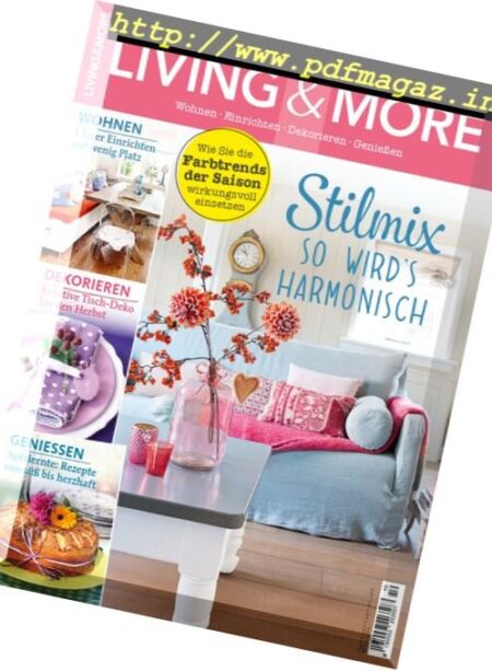 Living & More – Oktober 2016 Cover