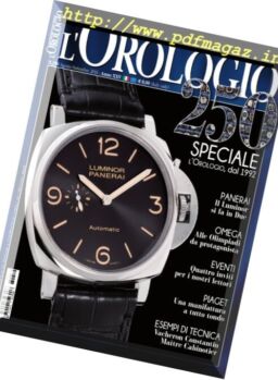 l’Orologio – Agosto-Settembre 2016