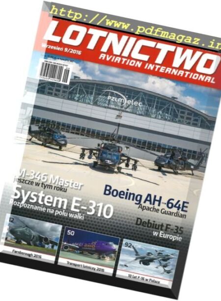 Lotnictwo Aviation International – N 9, Wrzsien 2016 Cover