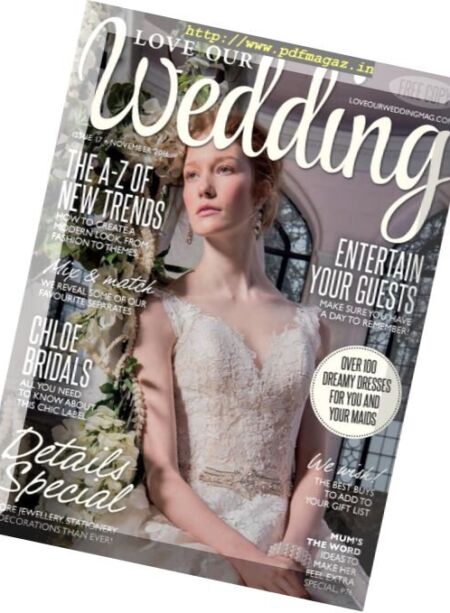 Love Our Wedding – November 2016 Cover