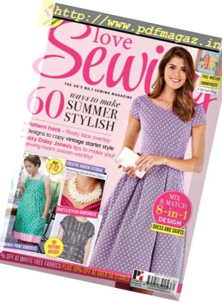 Love Sewing – Issue 30, 2016 Cover