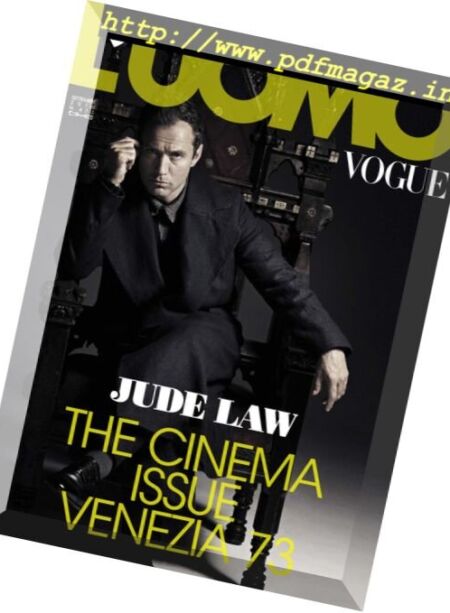 L’Uomo Vogue – Settembre 2016 Cover