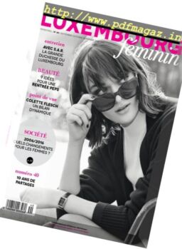 Luxembourg Feminin – Septembre-Novembre 2016