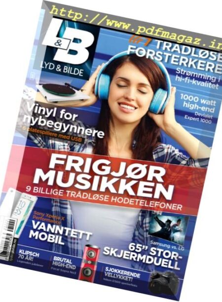 Lyd & Bilde – September 2016 Cover