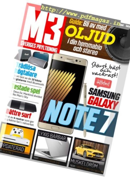 M3 – Nr.8, September 2016 Cover
