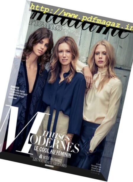 Madame Figaro – 16 Septembre 2016 Cover