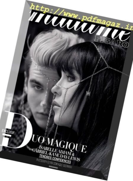 Madame Figaro – 2 Septembre 2016 Cover