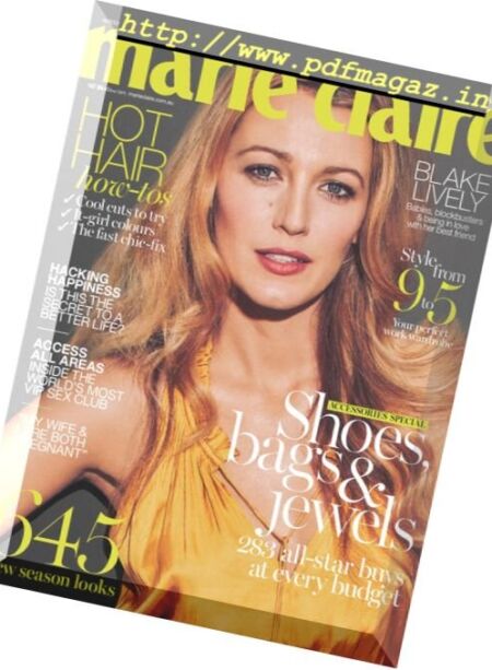 Marie Claire Australia – October 2016 Cover