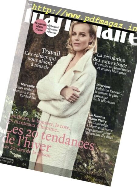 Marie Claire France – Octobre 2016 Cover