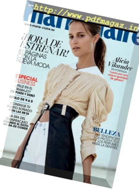 Marie Claire Spain – Septiembre 2016 Cover