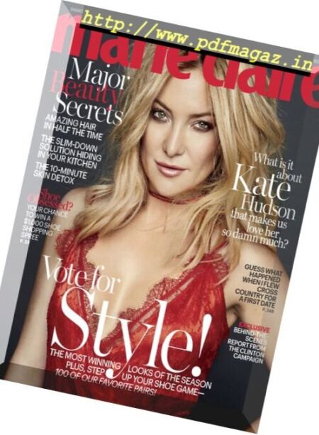 Marie Claire USA – October 2016 Cover