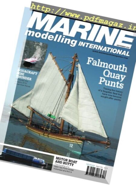 Marine Modelling – September 2016 Cover