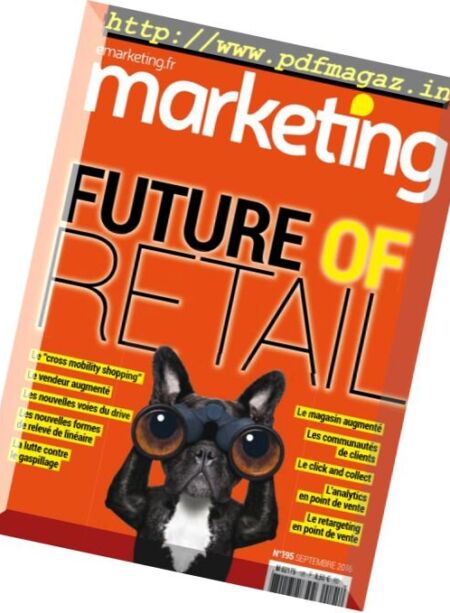Marketing – Septembre 2016 Cover