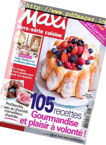Maxi – Hors-Serie Cuisine N 23, 2015 Cover