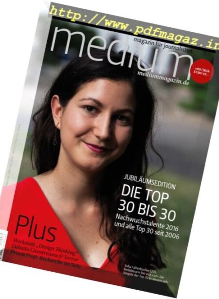 Medium Magazin – September 2016 Cover