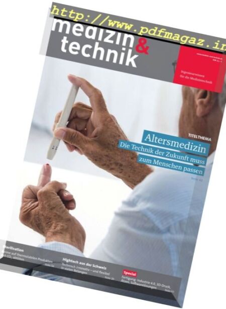 Medizin & Technik – Nr.4, 2016 Cover