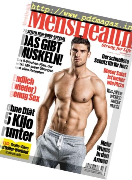 Men’s Health Germany – Oktober 2016 Cover