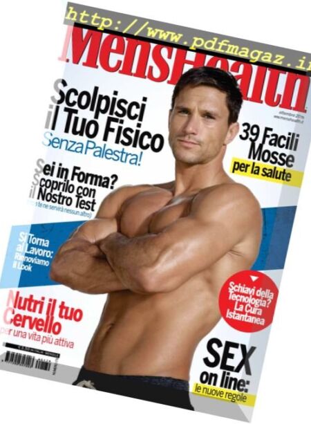 Men’s Health Italia – Settembre 2016 Cover