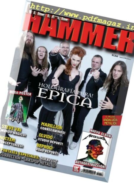 Metal Hammer Spain – Septiembre 2016 Cover
