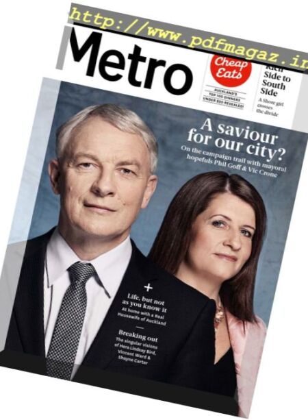 Metro New Zealand – September 2016 Cover
