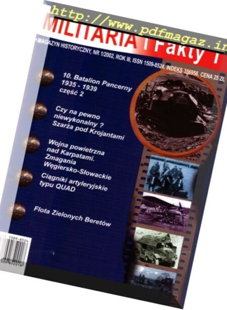 Militaria i Fakty – N 11, 1-2002 Cover