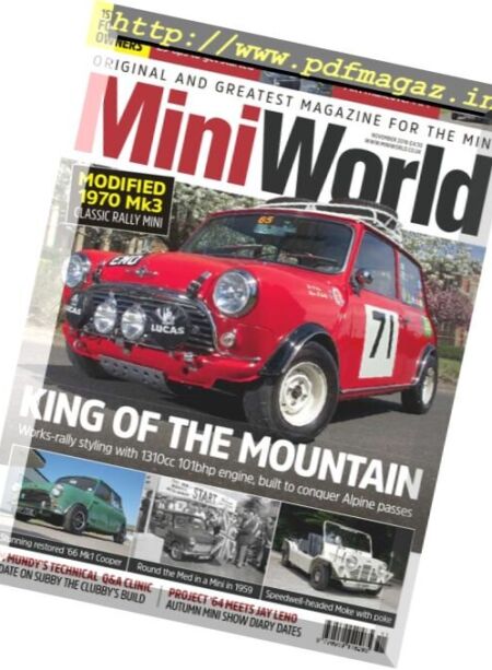 Mini World – November 2016 Cover