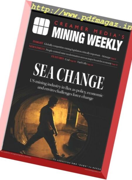 Mining Weekly – 16 September 2016 Cover