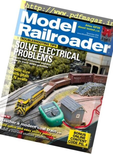 Model Railroader – November 2016 Cover