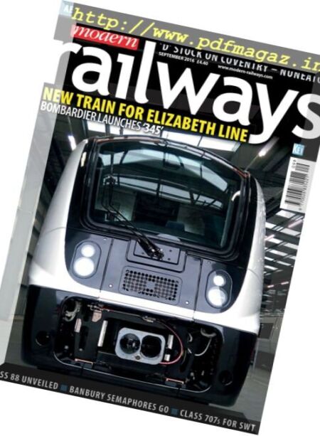 Modern Railways – September 2016 Cover