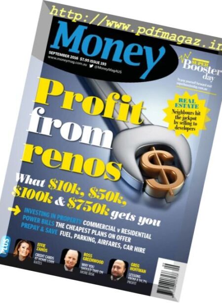 Money Australia – September 2016 Cover