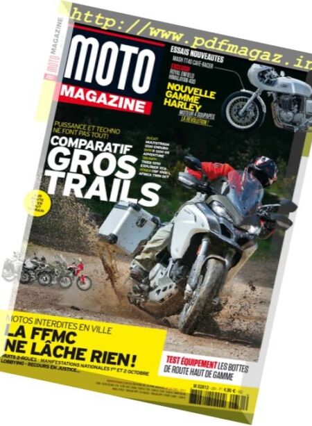 Moto Magazine – Octobre 2016 Cover