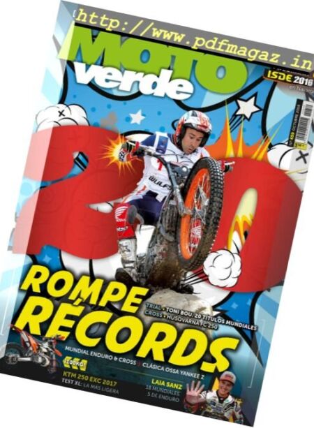 Moto Verde – Octubre 2016 Cover