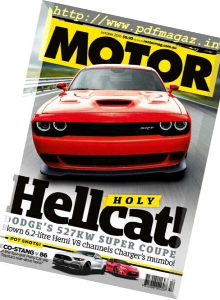 Motor Australia – October 2016 Cover