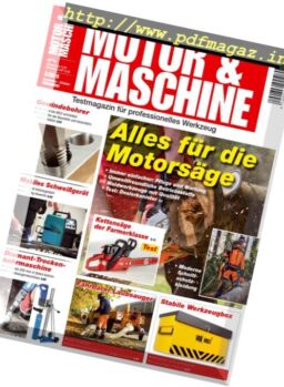 Motor und Maschine – September-November 2016