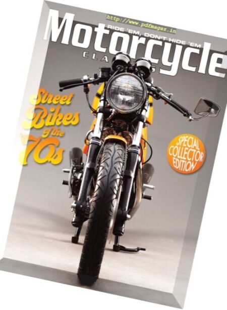 Motorcycle Classics – Street Bikes of the 70’s Special 2016 Cover