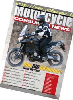 Motorcycle Consumer News – October 2016