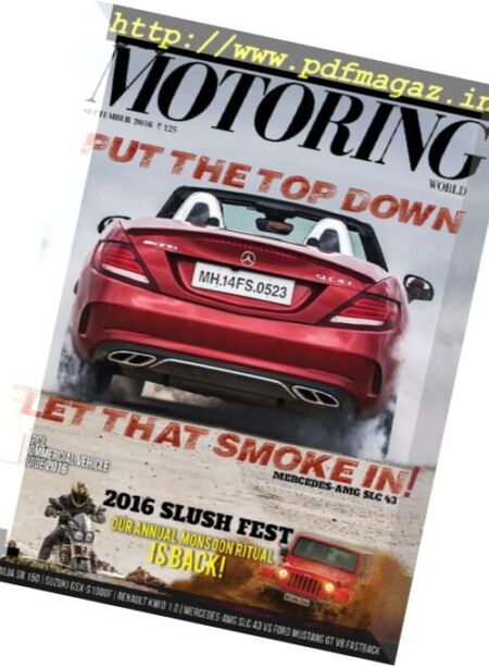 Motoring World – September 2016 Cover